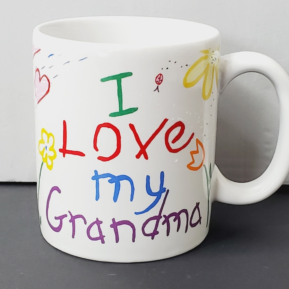 Colorful 'I Love My Grandma' Mug By RUSS